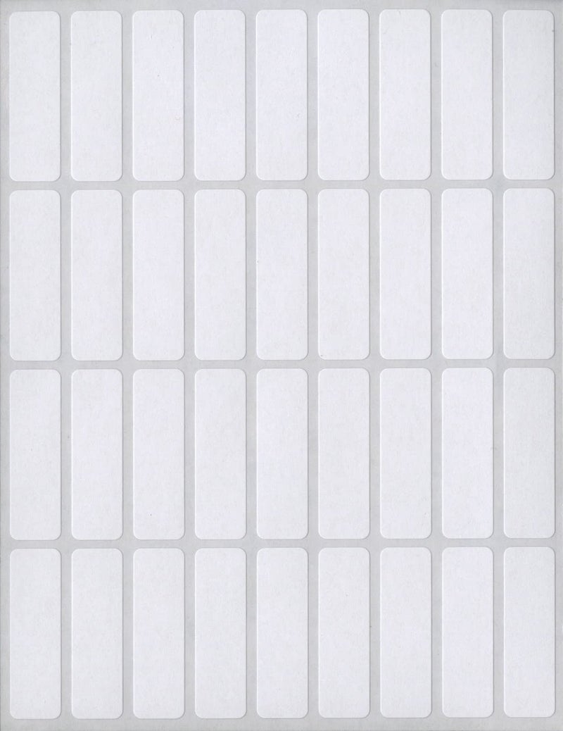 MACO White Rectangular Multi-Purpose Labels, 3/8 x 1-1/4 Inches, 1000 Per Box (MS-620) - Image 2